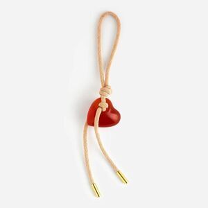 Madewell carved heart bag charm. NWT.